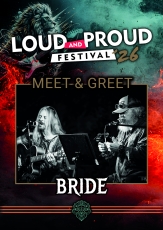 Meet & Greet mit Bride inkl. Ticket Kombi (Freitag & Samstag, 18. & 19.09.2026)