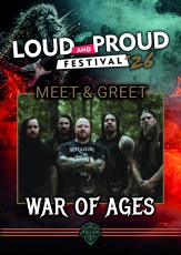 Meet & Greet mit War of Ages inkl. Ticket Kombi (Freitag & Samstag, 18. & 19.09.2026)