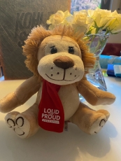 Lappi - our Loud and Proud lion soft toy