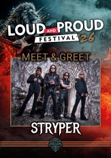 Meet & Greet mit Stryper inkl. Ticket Kombi (Freitag & Samstag, 18. & 19.09.2026)
