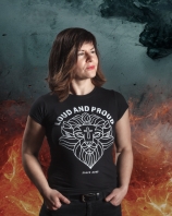 LAP Women T-Shirt White Lion