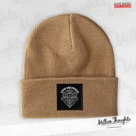 Loud and Proud Beanie in den Farben caramel, orange rust, gold, pink, grün, blau und grau