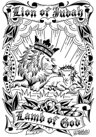 T-Shirt Lion of Judah, Lamb of God