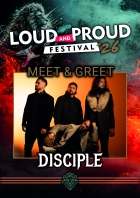 Meet & Greet with Disciple incl. Ticket Kombi (Friday & Saturday, 18. & 19.09.2026)