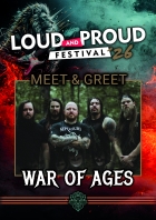Meet & Greet with War of Ages incl. Ticket Kombi (Friday & Saturday, 18. & 19.09.2026)