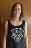 Loud and Proud Tank-Top Unisex (white print)